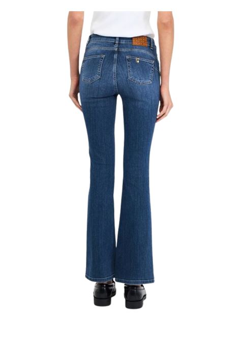 Jeans flare a vita alta DENIM BLU Liu Jo | UF5015D023678857